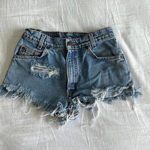 Levi denim shorts